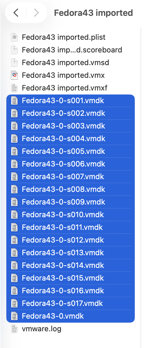 vmdkファイルのコピー